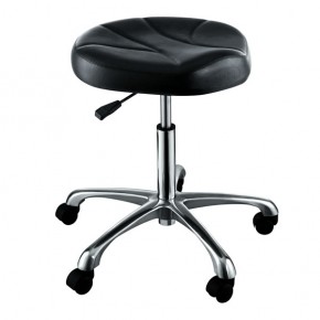 "ERATO" Hair Salon Stool with Cast Alloy Base