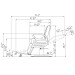 "CAESAR" Salon Barber Chair with Heavy Duty Hydraulic Pump