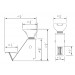 Delta Collection - "WINDSOR" Shampoo Bowl Backwash Unit with UPC Fixtures