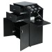 "CORIA" Salon Trolley - Black 
