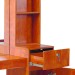"LEROS" Single Salon Station - Cherry Wood Colour