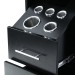 "SICILY" Double Sided Salon Station - Black Lacquer