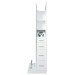 "SICILY" Single Salon Station - White Lacquer