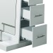 "SICILY" Single Salon Station - White Lacquer