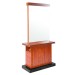 "SALAMIS" Double Sided Salon Station - Cherry 